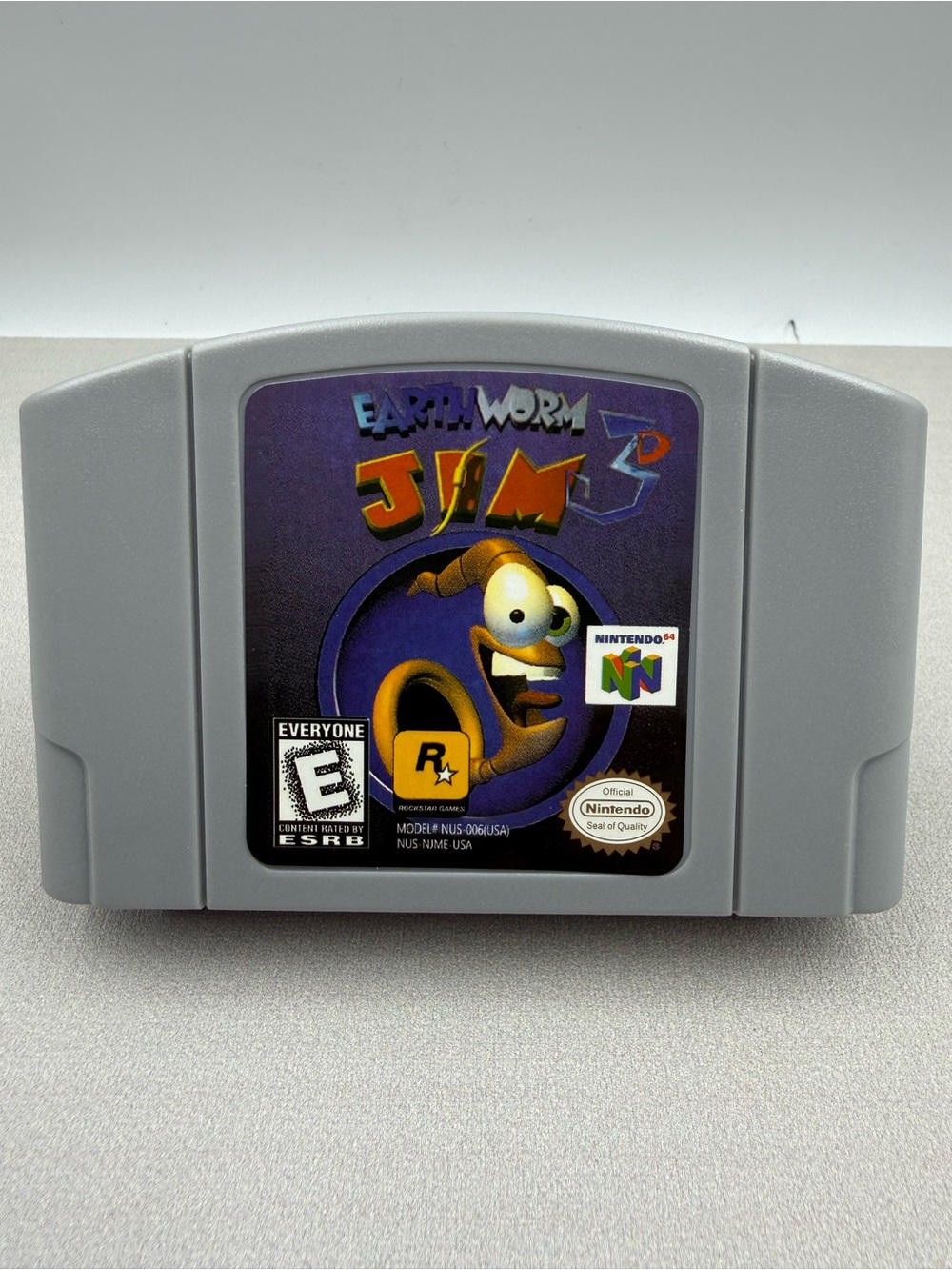 Nintendo Earthworm Jim N64 Cartridge